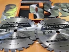 Avanti Pro 8" 24-TOOTH Stacked Dado Table Saw Blade Set W/wood Box Carbide Used. Price: $39.00.