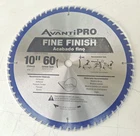 Avanti Pro Circular Saw Blade 10 X 60-TOOTH Fine-finish Carbide New. Price: $9.99.