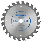 Westward 24EL52 Circular Saw BLADE,6 1/2 In New. Price: $17.32.