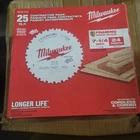 Pack Milwaukee 48-40-1723 7-1/4" 24T Worm Drive Framing Circular Saw Blades New. Price: $92.45.