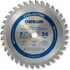 Oshlun SBF-072536 7-1/4" X 36T Steel Cutting Saw Blade Angle Iron, Pipe, Rebar New. Price: $22.99.