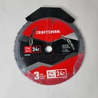 Craftsman Circular Saw Framing Blades, 7-1/4" X 24-T, 3 Total. Price: $19.99.