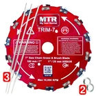 Mtr Saw Chain Tooth Brush Cutter Blades Circular Weed Eater Trim... New. Price: $46.25.