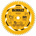 Circular Saw Blade, Tooth, 5/8 In. Arbor, 7-1/4 DWA271460B10 New. Price: $37.59.