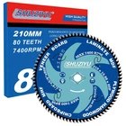 Lshuziyu 8-1/4"(210MM)-80T, Super Thin Kerf 0.079", Arbor 5/8", Anti-stick Co... New. Price: $50.03.