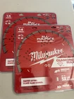 Milwaukee Diamond Max 14" All-purpose Segmented Blade 5X Life 49-93-7140 New. Price: $275.00.
