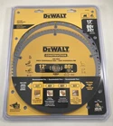 Dewalt Construction 12" 32T 80T Circular Saw Blade Combo Pack DW3128P5 New. Price: $72.00.