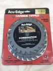 Acu-edge Carbine Tipped Saw Blade 3 Pack 7- 1/4" (2) 24 Tooth (1) 16 New. Price: $9.95.