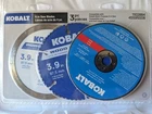 Kobalt 4" Circular Saw Blade Set (wood + Tile Cutoff) Kmca 3ASST-03 New!. Price: $21.67.