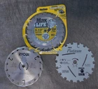 3 Carbide Tip 5 1/2" Circular Saw Blades Nos New Unused Max Life Ryobi Skil. Price: $15.00.