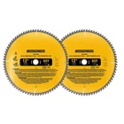 2-PACK 12 Inch Miter Saw Blade 80 Fine Finish Stainless Steel With ... New. Price: $70.78.