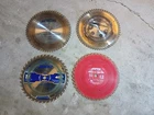 Lot Of 4 - 10" Carbide Circular Blades Diablo Avanti Irwin Sawstop Ace Used. Price: $29.99.