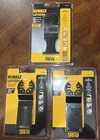 Dewalt Lot Of 3 Oscillating Blades, (2) DWA4270 & (1) DWA4250 New. Price: $24.69.