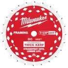Milwaukee Tool 48-40-0740 7-1/4" 24T Thick Kerf Framing Circular Saw Blade New. Price: $9.97.