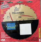 Usa Vermont American Master 7 1/4" 18 Tooth Carbide Rip/frame Circular Saw Blade New. Price: $5.95.