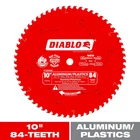 10IN. X 84-TOOTH Aluminum And Plastics Saw Blade New. Price: $88.46.
