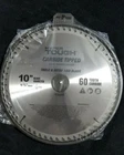Hyper Tough 10-INCH Carbide Tipped Saw Blade, AU30009K Silver 10" New. Price: $19.00.
