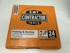 10 Of Cmt Itk Contractor Framing/decking Saw Blades Masterpack, 7-1/4 X 24 New. Price: $62.99.