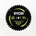 Ryobi 10 In. 40 Carbide Teeth Thin Kerf Miter Saw Blade New. Price: $24.95.