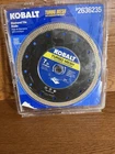 Kobalt 7-IN Wet Turbo Rim Diamond Saw Blade Used. Price: $14.99.