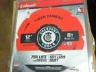 Crescent 12" X Tooth Fiber Cement Circular Saw Blade CSBFC-1208 PPS36734 New. Price: $77.59.