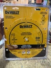 Dewalt 10" Circular (24T) Saw Blade -framing- Item #DWA11024 New. Price: $24.01.