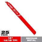 Diablo 12 In. 14/18 Tpi Bi-metal Reciprocating Saw Blade For Medium New. Price: $99.00.