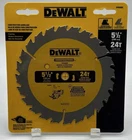 Dewalt DW9066 5 1/2" 24T Carbide Tooth Construction Blade New. Price: $15.99.