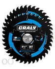Craly Inch Teeth Fine Finish Wood 4-1/2'', 7/8'' Arbor, 36T*2, Black New. Price: $28.90.