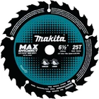 Makita 6-1/2IN 25T Carbide-tipped Max Efficiency Circular Saw Blade Framing New. Price: $29.99.
