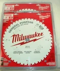 Milwaukee 48-40-1220 12" 44T General Purpose Wood Saw Blade 52-76-0627 Lot Of New. Price: $49.00.