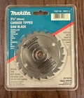 Makita 3-3/8-INCH 20 Tooth Atb Carbide Tipped Saw Blade W/ 15MM Arbor New!. Price: $14.95.