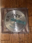 Ostte 14 Inch Fine Wood Cutting Saw Blade 80 Teeth W/ 1'' Arbor. Price: $49.99.