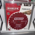 Diablo D0724X Tooth Atb Hi-density Carbide Framing Saw Blade 7-1/4 Dia. In. New. Price: $14.58.