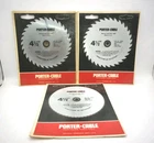 Lot Of Three (3) Vintage Porter-cable Saw Blades Nos Package Usa Made New. Price: $19.99.