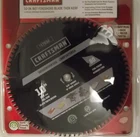 Craftsman 17032 10" X 80T Thin Kerf Finishing Carbide Saw Blade Israel New. Price: $28.00.