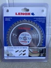 Lenox 7-1/4" 40T Titanium-carbide Tipped Steel Cutting Saw Blade 21881 New. Price: $29.99.