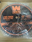 Wen BL1060 10-INCH 60-TOOTH Fine-finish Professional Woodworking Saw Blade New. Price: $15.00.