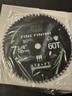 Brand New 7 1/4 Inch Echo Corner Fine Finish Saw Blade Atb+ft Combination. Price: $15.00.