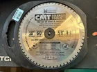 New-cmt 226.060.10 Dry Cut Steel Saw Blade, 10"X60 Teeth Fwf Grind 5/8" Bore. Price: $35.00.