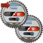 Luckyway 10 Inch Miter/table Saw Blades 40T General-purpose With 5/8 Arbor New. Price: $40.01.