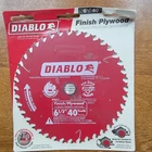 Diablo 6.5" Circular Saw, 40 Teeth Finish/plywood New. Price: $10.00.