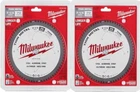 Milwaukee 7-1/4" Metal Steel Cutting Carbide Circular Saw Blade 70T 48-40-4240 New. Price: $45.99.