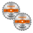 Kendo 2-PACK 10 Inch 40T&60T Carbide-tipped Circular Saw Blade With Silver New. Price: $54.71.