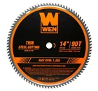 Wen BL1490 14" 90-TOOTH Carbide-tipped Metal Saw Blade For Thin Steel Cutting New. Price: $64.44.