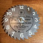 Omaha Industrial Tools Custom Made Clock Saw Blade 7 1/4" Works Used. Price: $19.00.