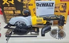 New Dewalt 20V Max DCS571B Atomic 4-1/2" Circular Saw Open. Price: $129.99.