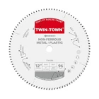Twin-town 12-INCH 96 Tooth Tcg Aluminum Cutting Blade For Miter/table Saw... Open. Price: $44.99.