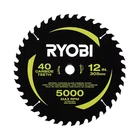 12 In. 40 Carbide Teeth Thin Kerf Miter Saw Blade New. Price: $31.99.