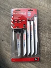 Craftsman 11-PIECE Bi-metal Reciprocating Saw Blade Set Wood & Cutting New. Price: $14.00.